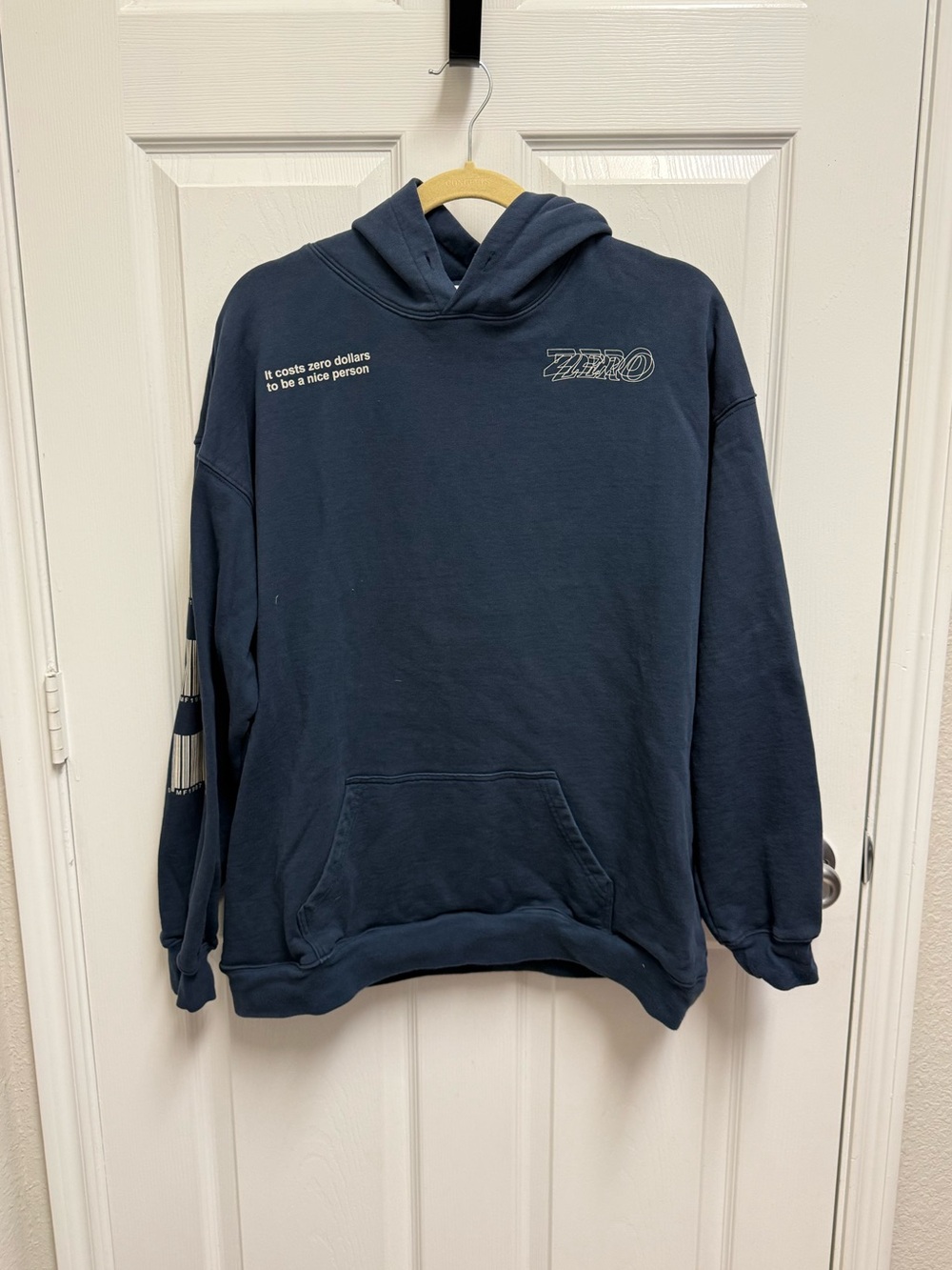 The Mayfair Group Blue Graphic Hoodie